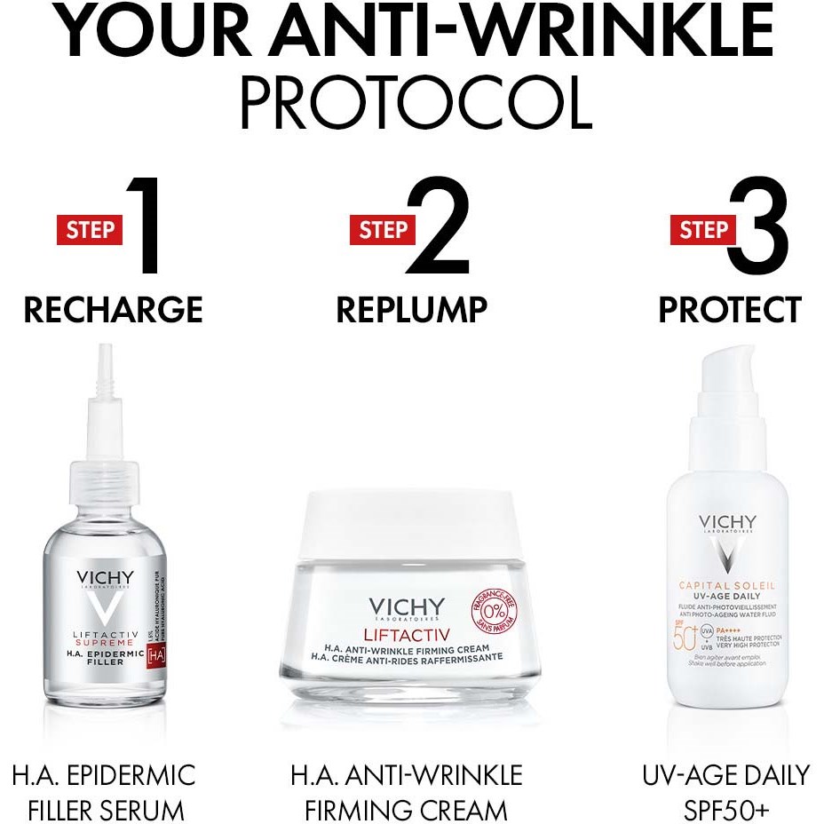 VICHY Liftactiv H.A. Day Cream Fragrance Free - krem przeciwzmarszczk (obrázok 5)