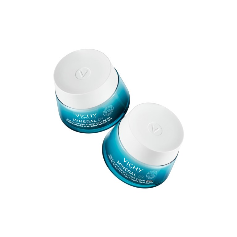 VICHY Mineral 89 100H Moisture Boosting Cream, Fragrance-free 50 ml (obrázok 4)