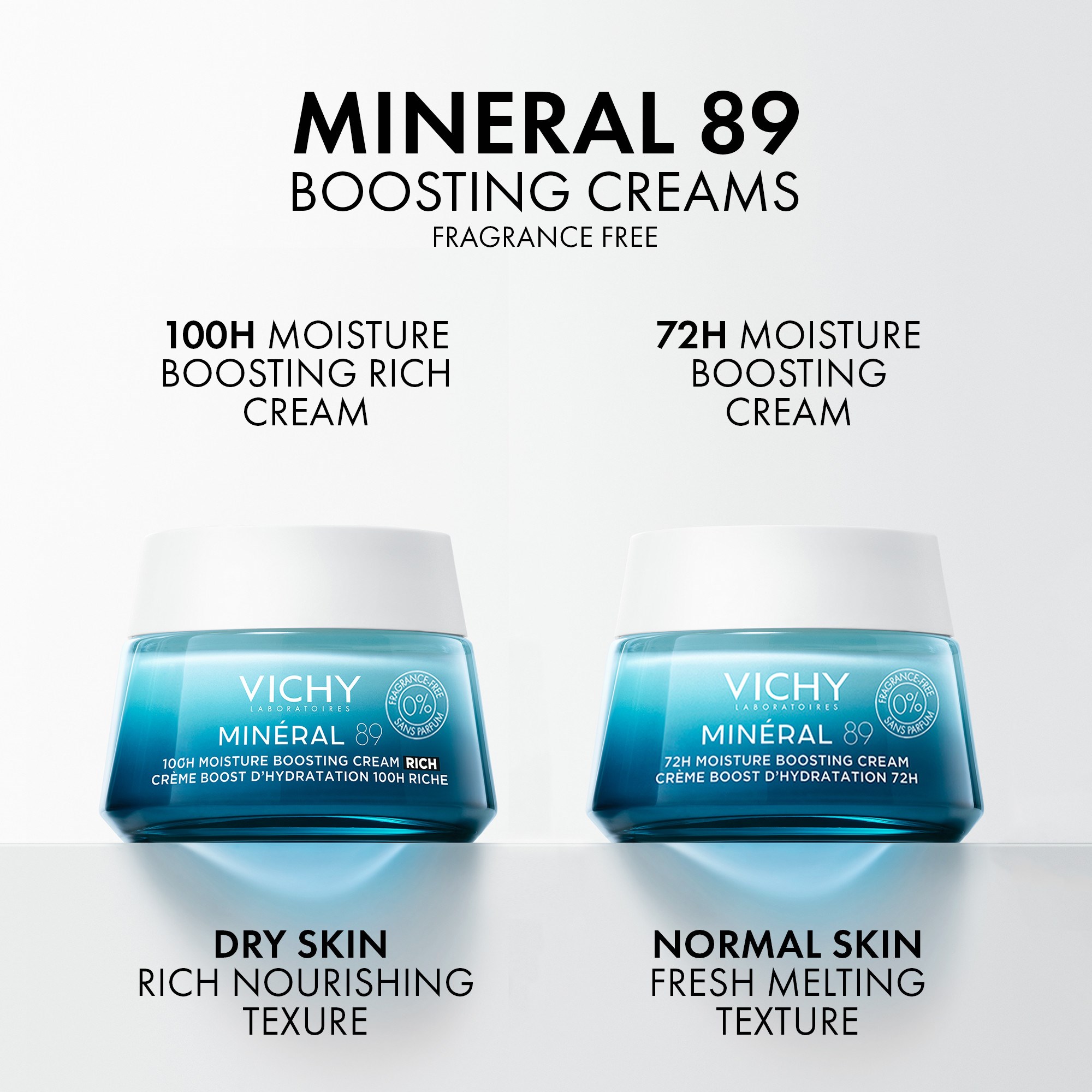 VICHY Mineral 89 100H Moisture Boosting Cream, Fragrance-free 50 ml (obrázok 7)
