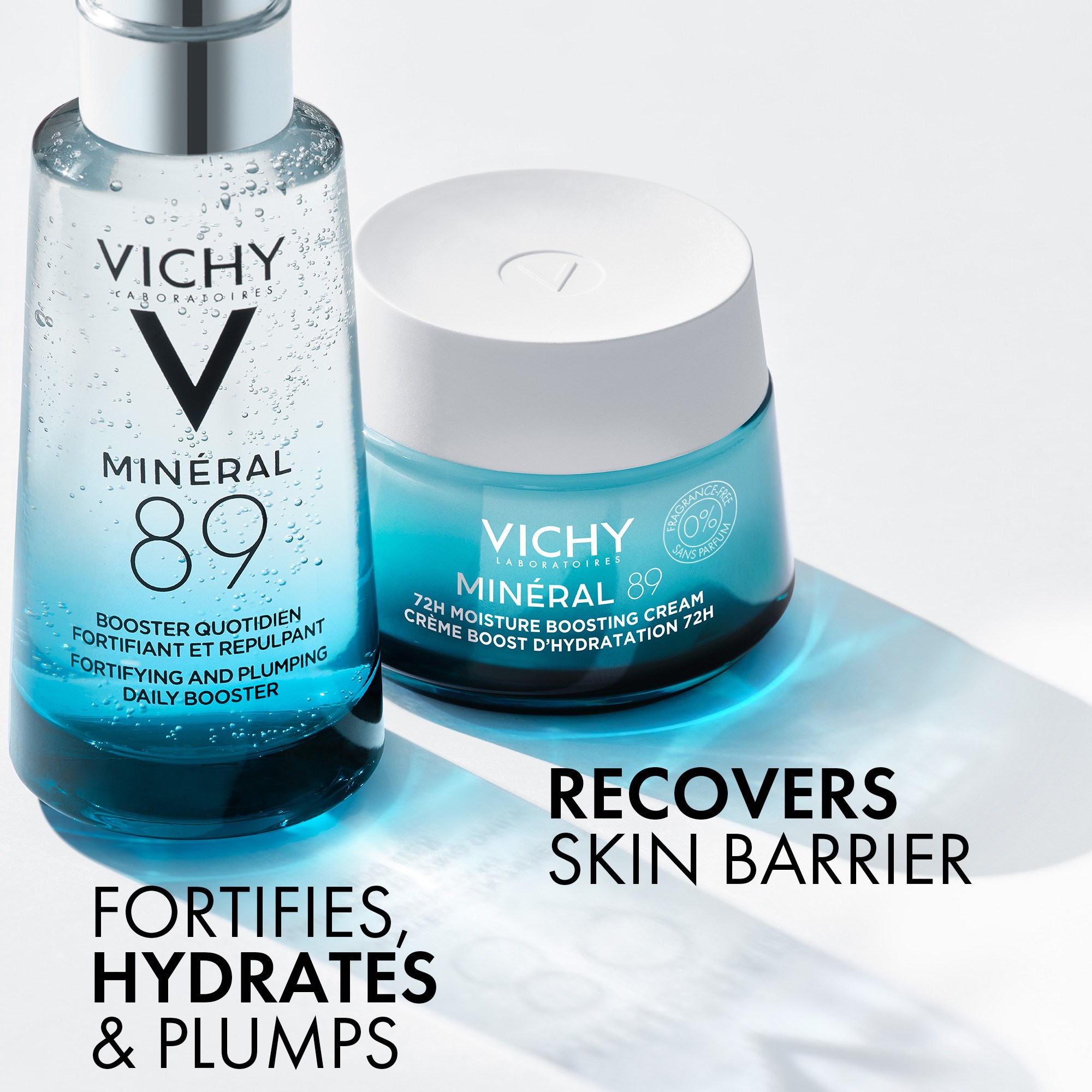 VICHY Mineral 89 72H Moisture Boosting Cream Fragrance Free 50 ml (obrázok 8)