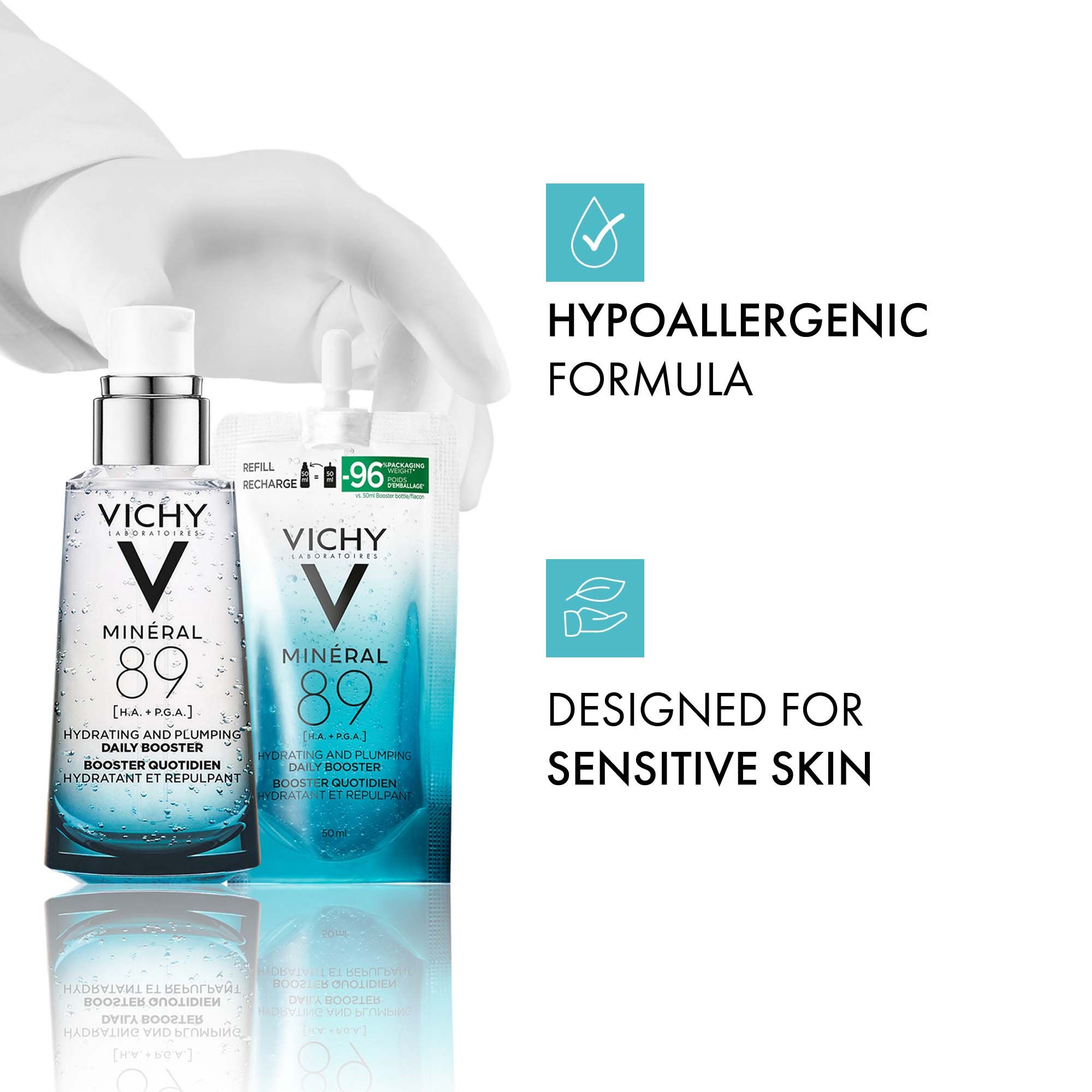 VICHY Minéral 89 Booster Refill 50 ml (obrázok 4)