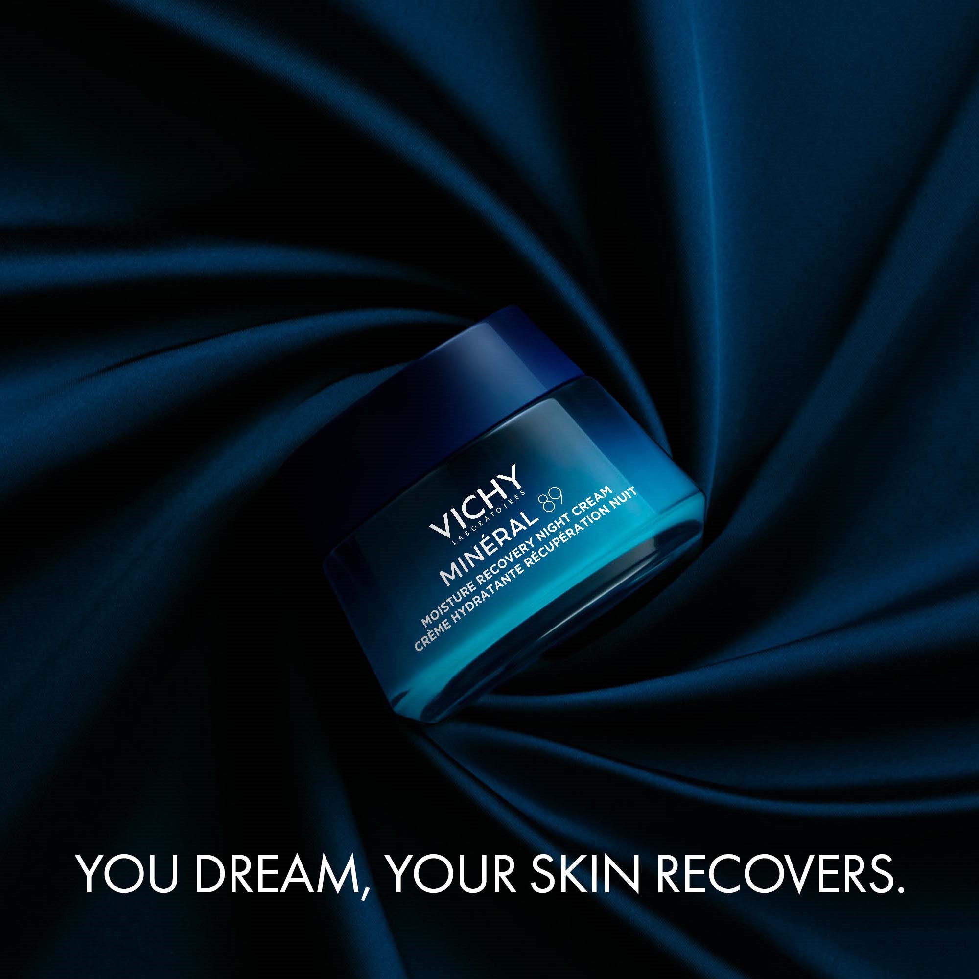 VICHY Minéral 89 Moisture Recovery Night Cream 50 ml (obrázok 3)