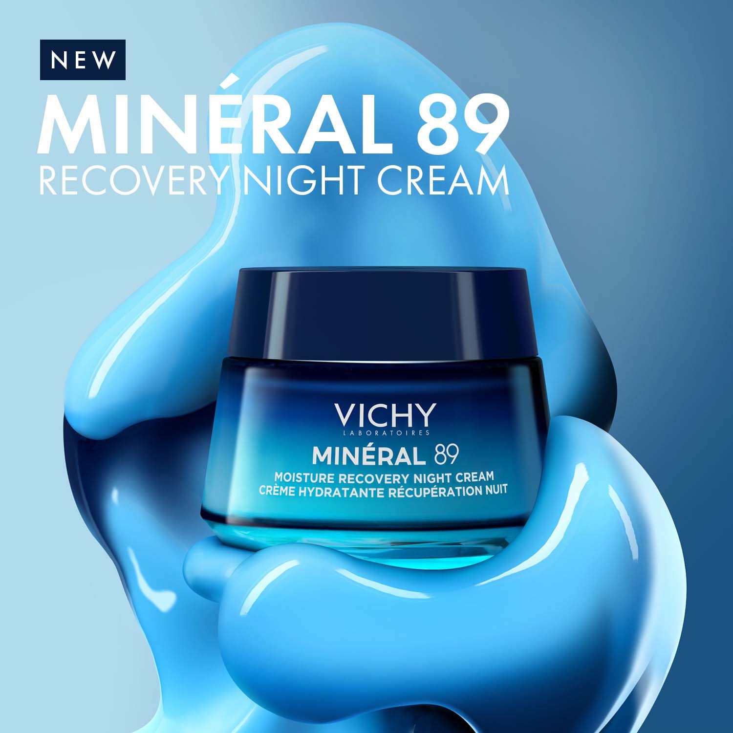 VICHY Minéral 89 Moisture Recovery Night Cream 50 ml (obrázok 4)