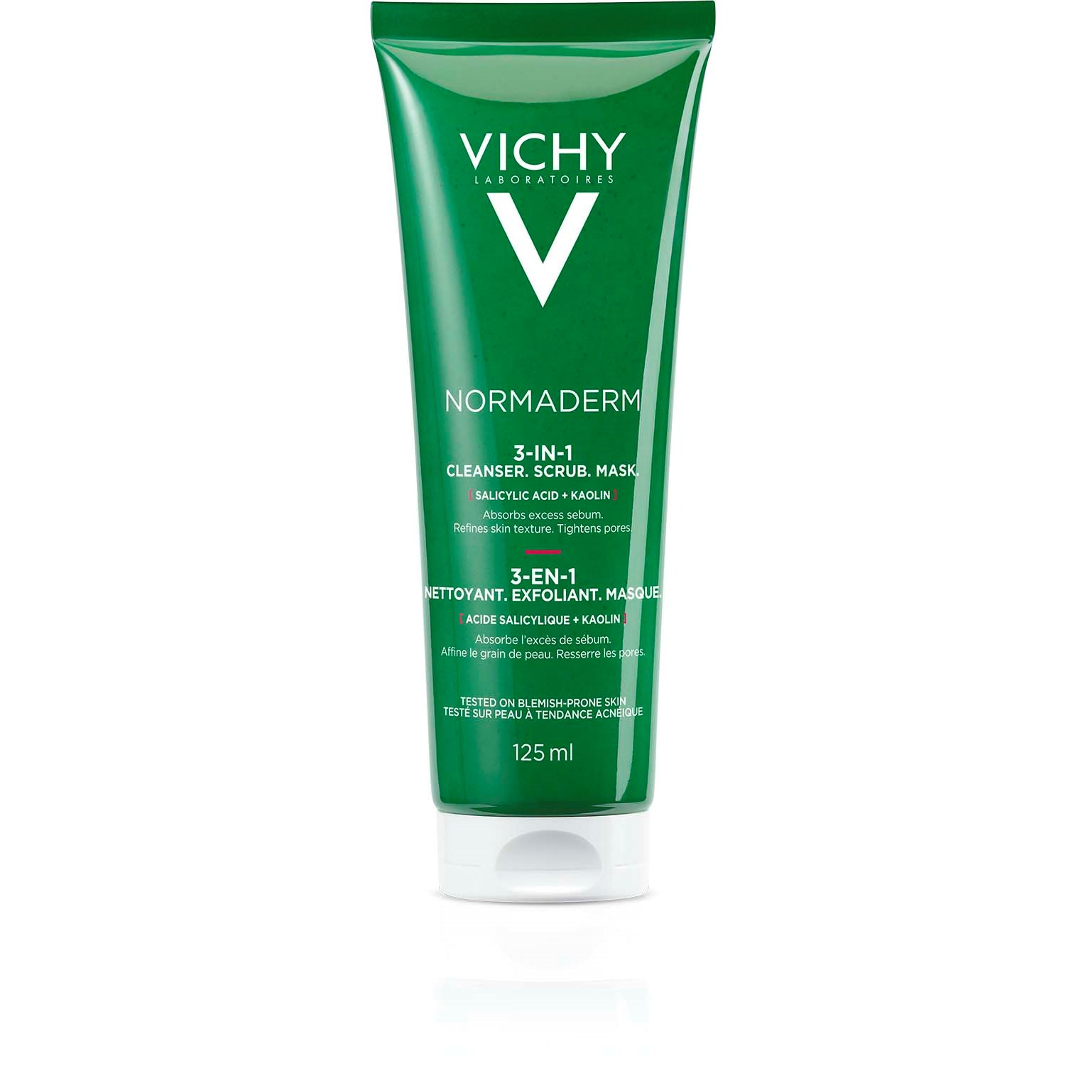 Фото - Засіб для очищення обличчя і тіла Vichy Normaderm Normaderm 3-in-1 Cleanser, Scrub & Mask 125 ml  