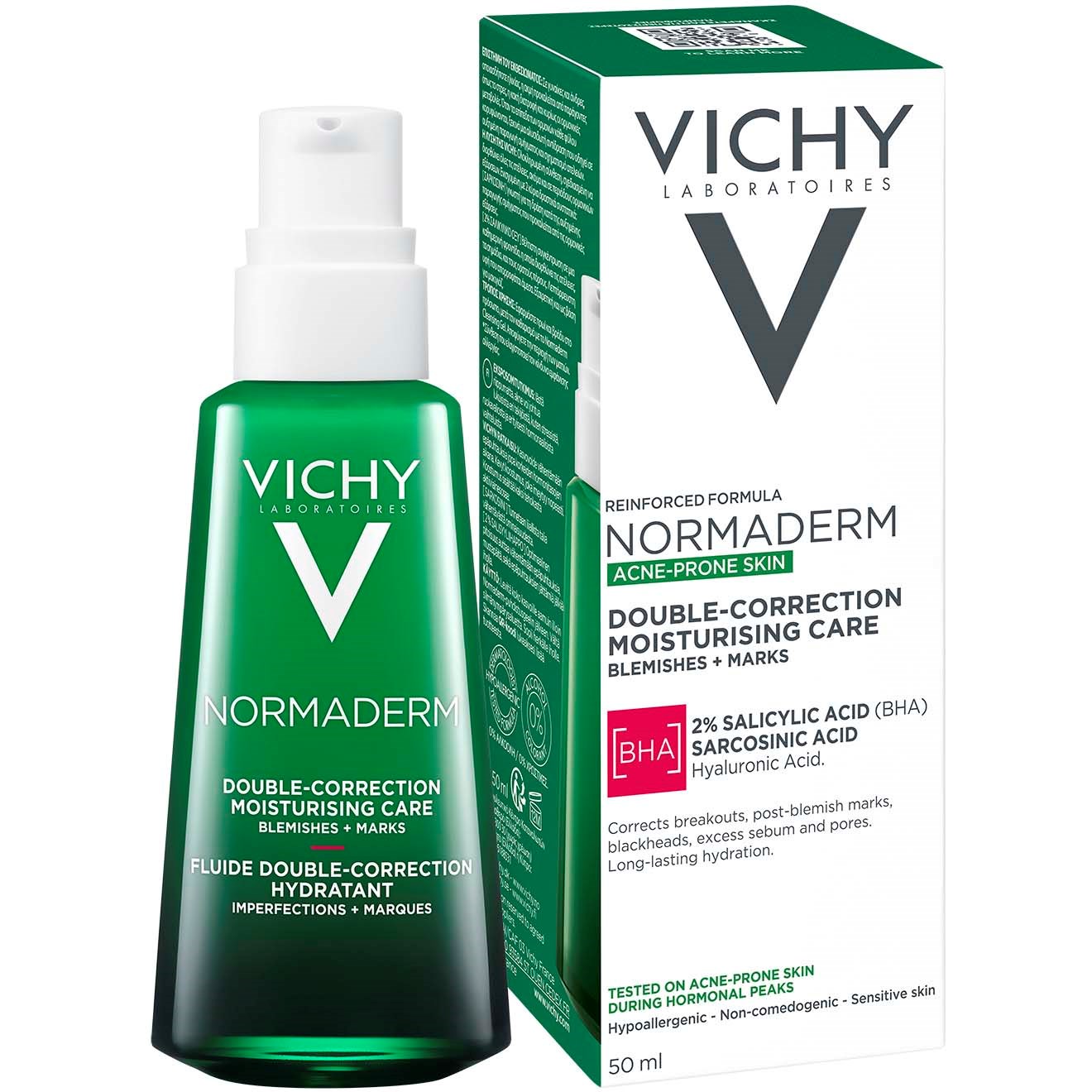 VICHY Normaderm Normaderm Double Correction Daily Care 50 ml - Krem do (obrázok 5)