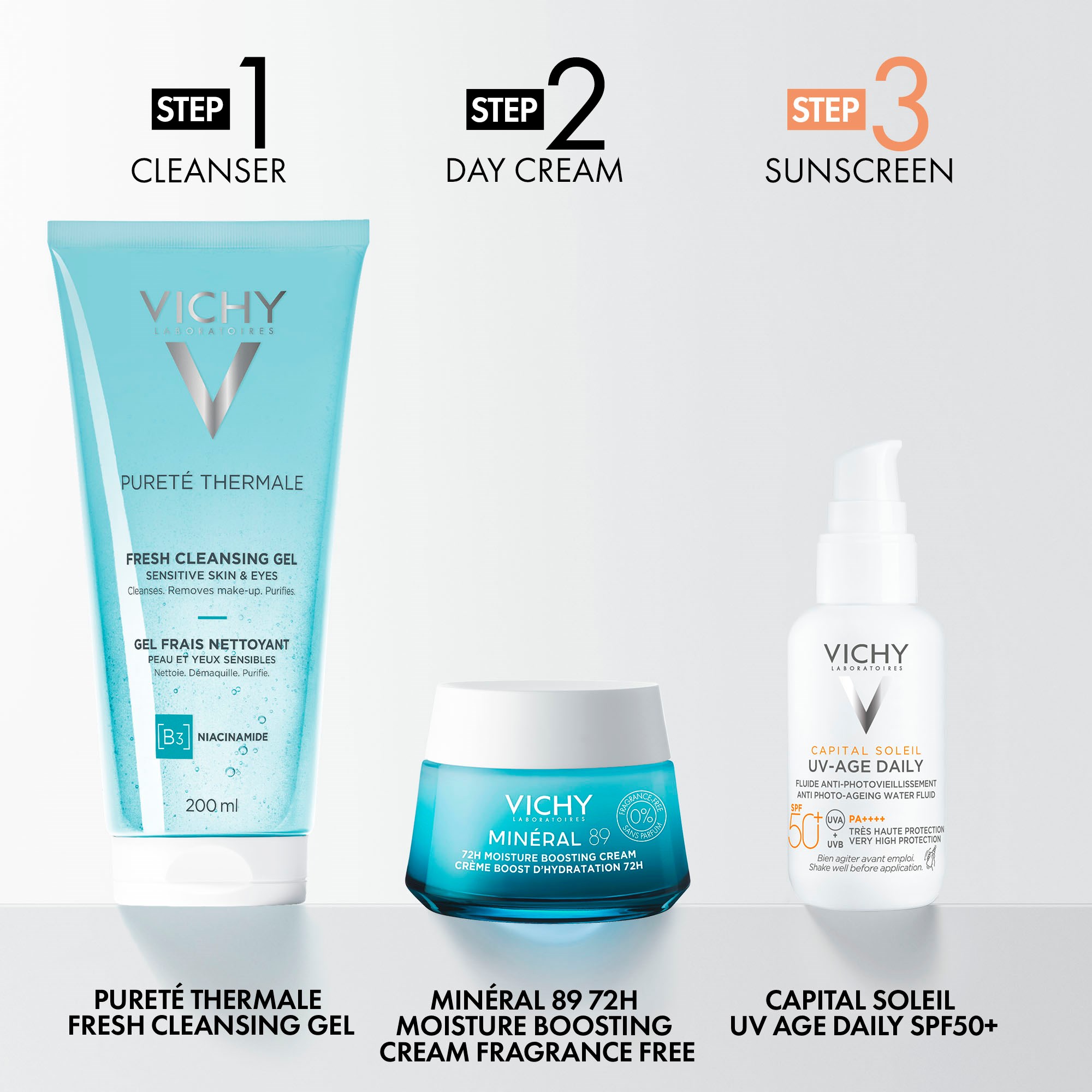 VICHY Pureté Thermale Fresh Cleansing Gel 200 ml (obrázok 7)