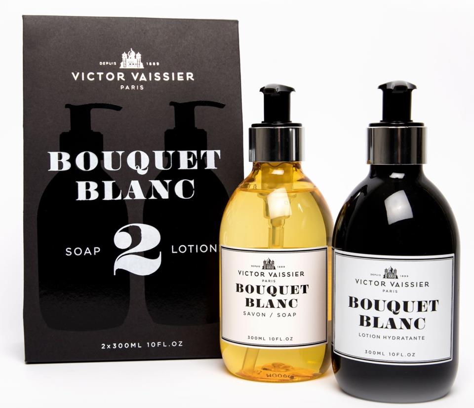 Victor Vaissier Soap Lotion Bouquet Blanc Box