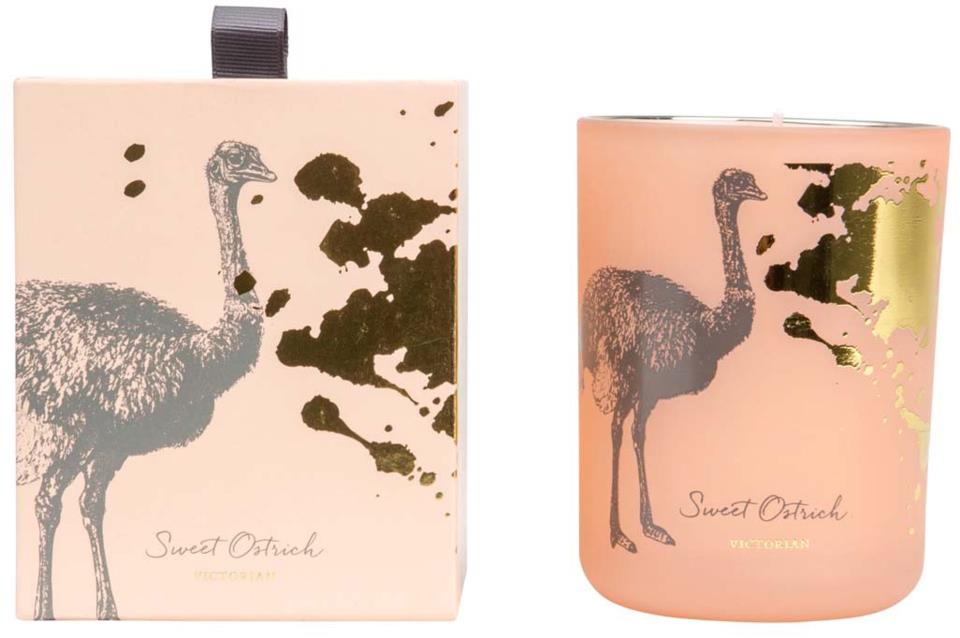 Victorian Scented Bird Collection Pink Sweet Ostrich