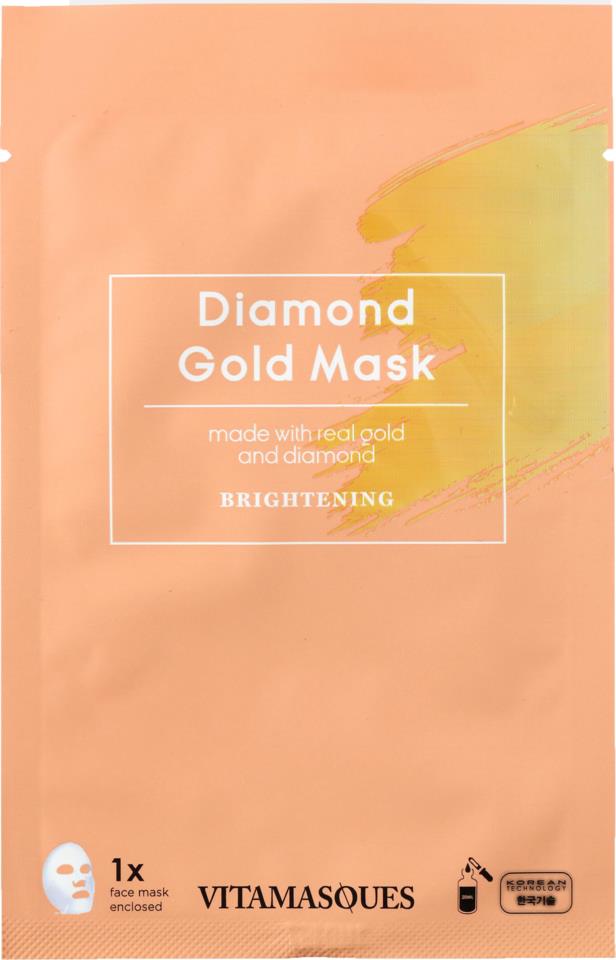 VITAMASQUES Diamond Gold Dust Sheet Mask
