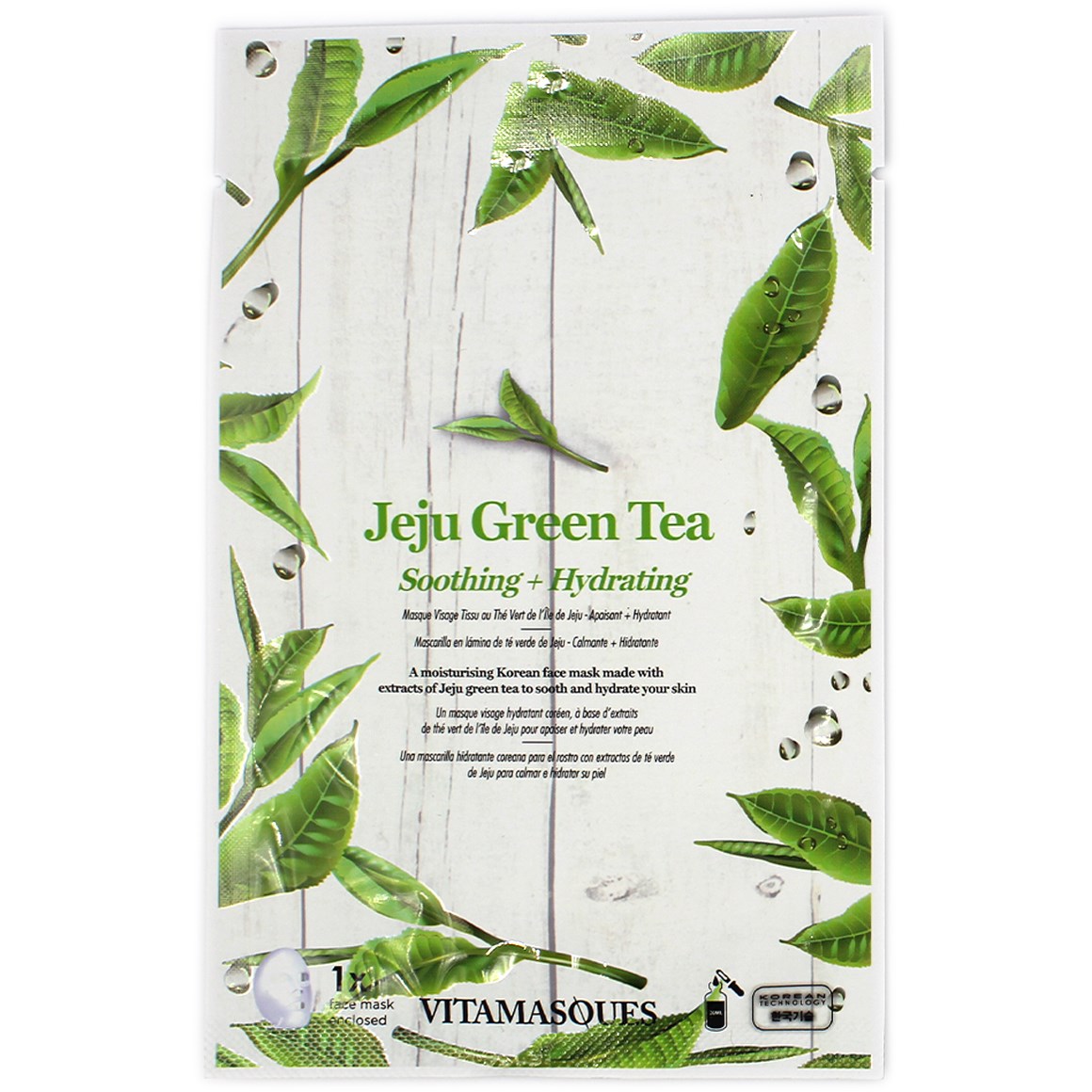 VITAMASQUES Jeju Green Tea Sheet Mask 20 ml