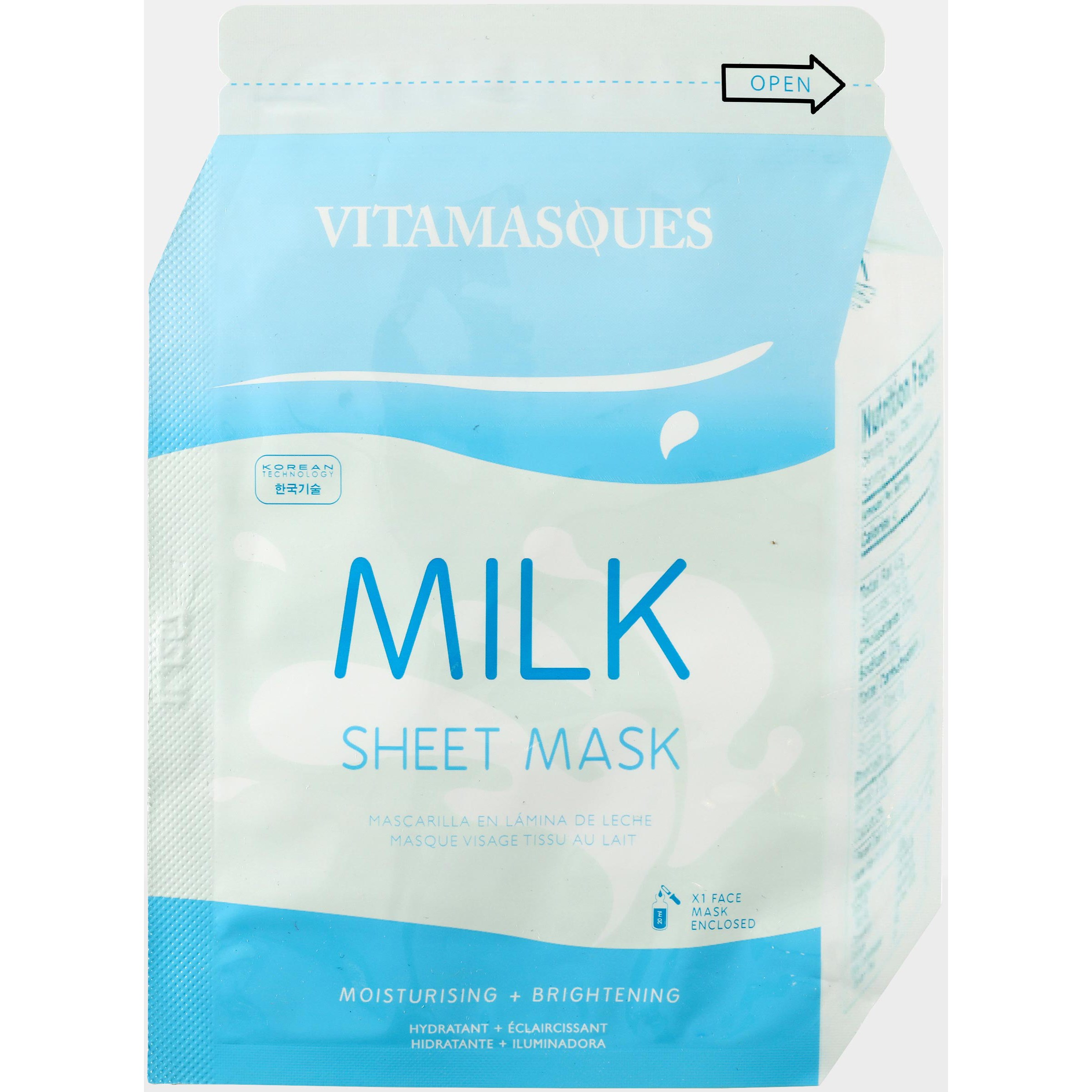 VITAMASQUES Milk Sheet Mask 20 ml