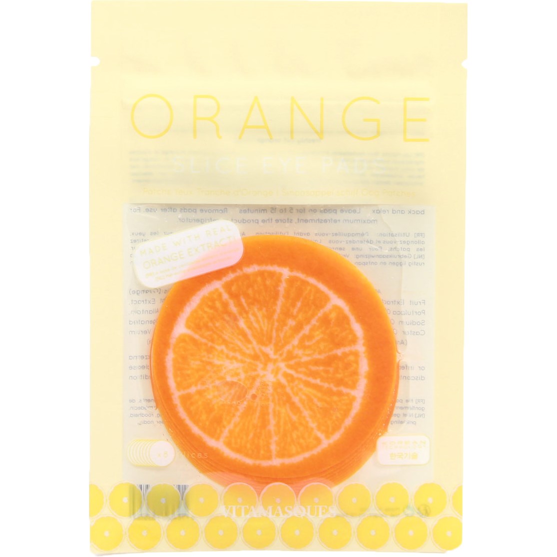 VITAMASQUES Orange Fruit Slice Pads – Eight Pads 11 ml