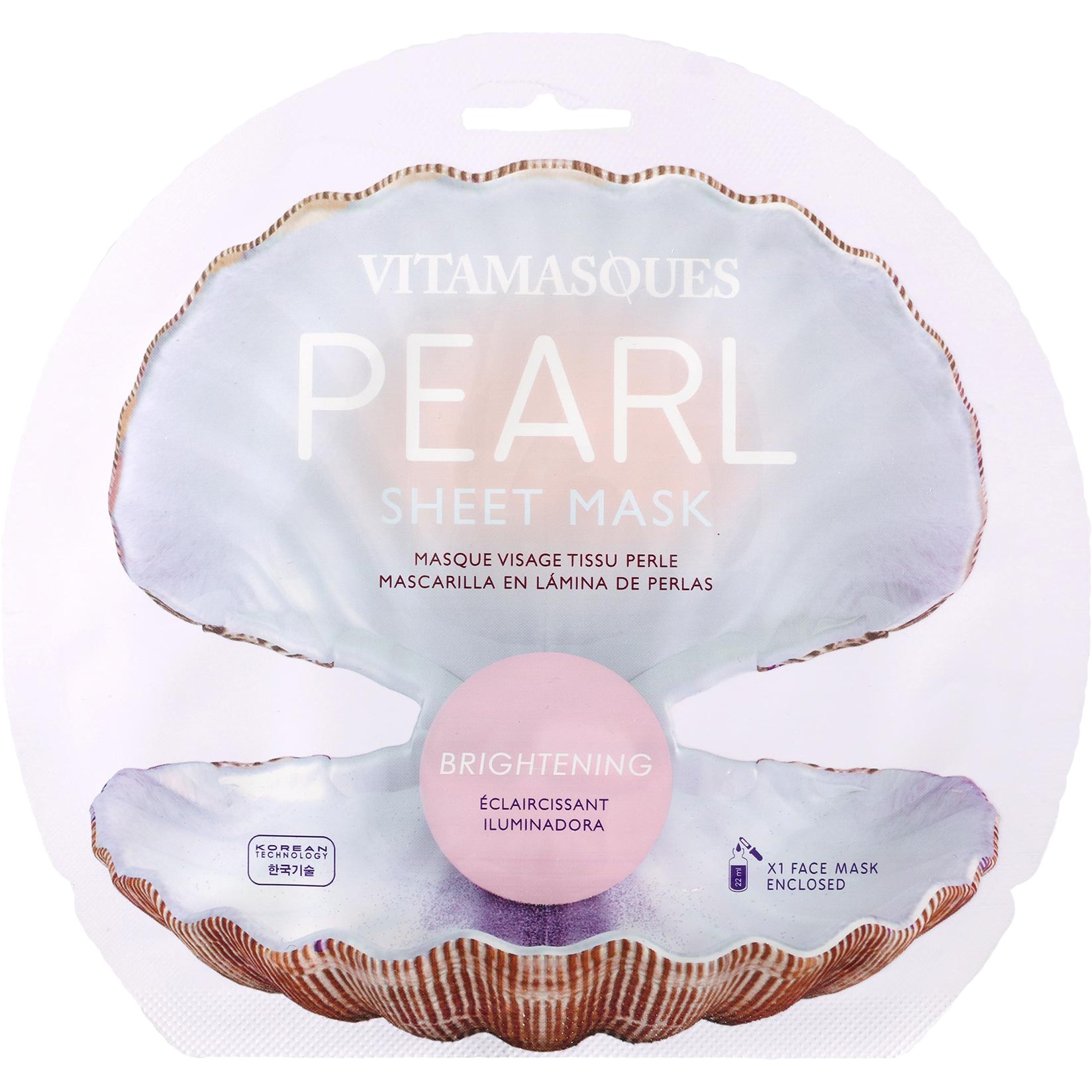 VITAMASQUES Pearl Mask Sheet Mask 22 ml