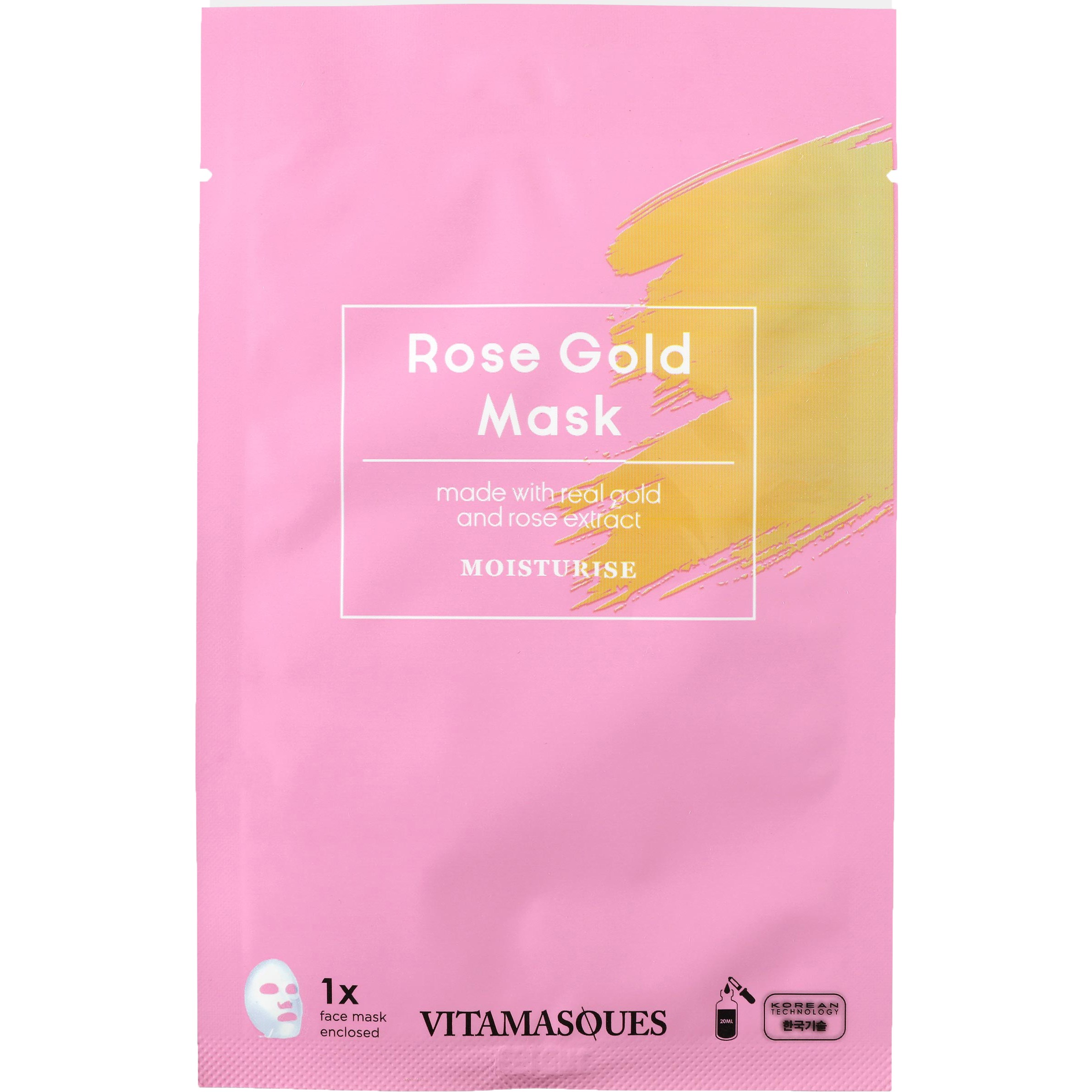 VITAMASQUES Rose Gold Dust Sheet Mask 20 ml