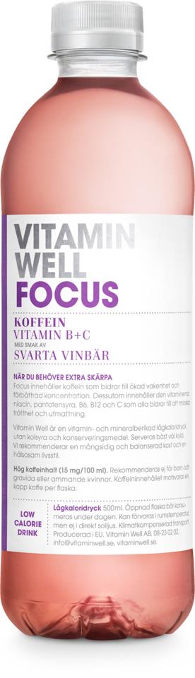 Vitamin Well Focus 500ml