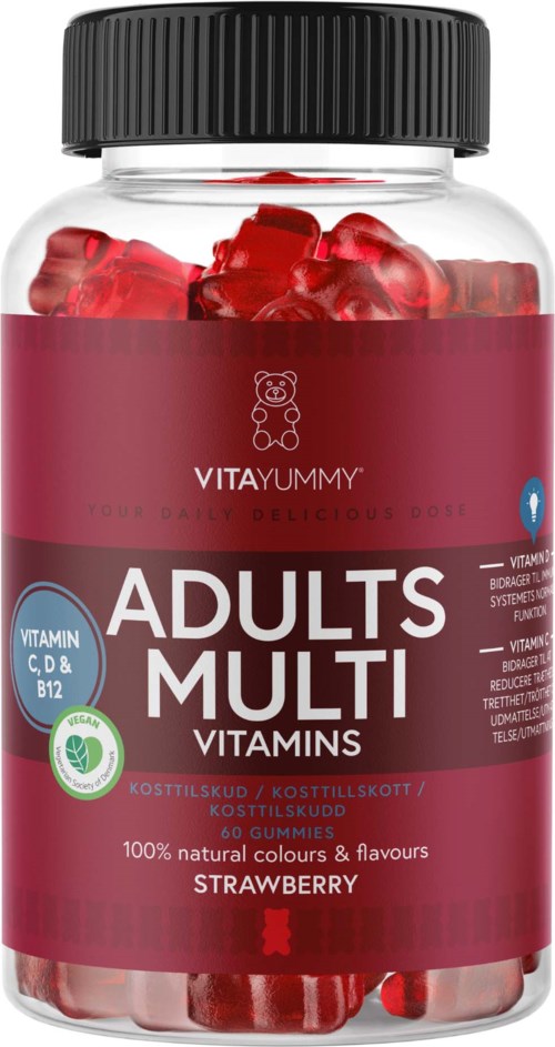 VitaYummy Adults Multivitamins Strawberry 60 st