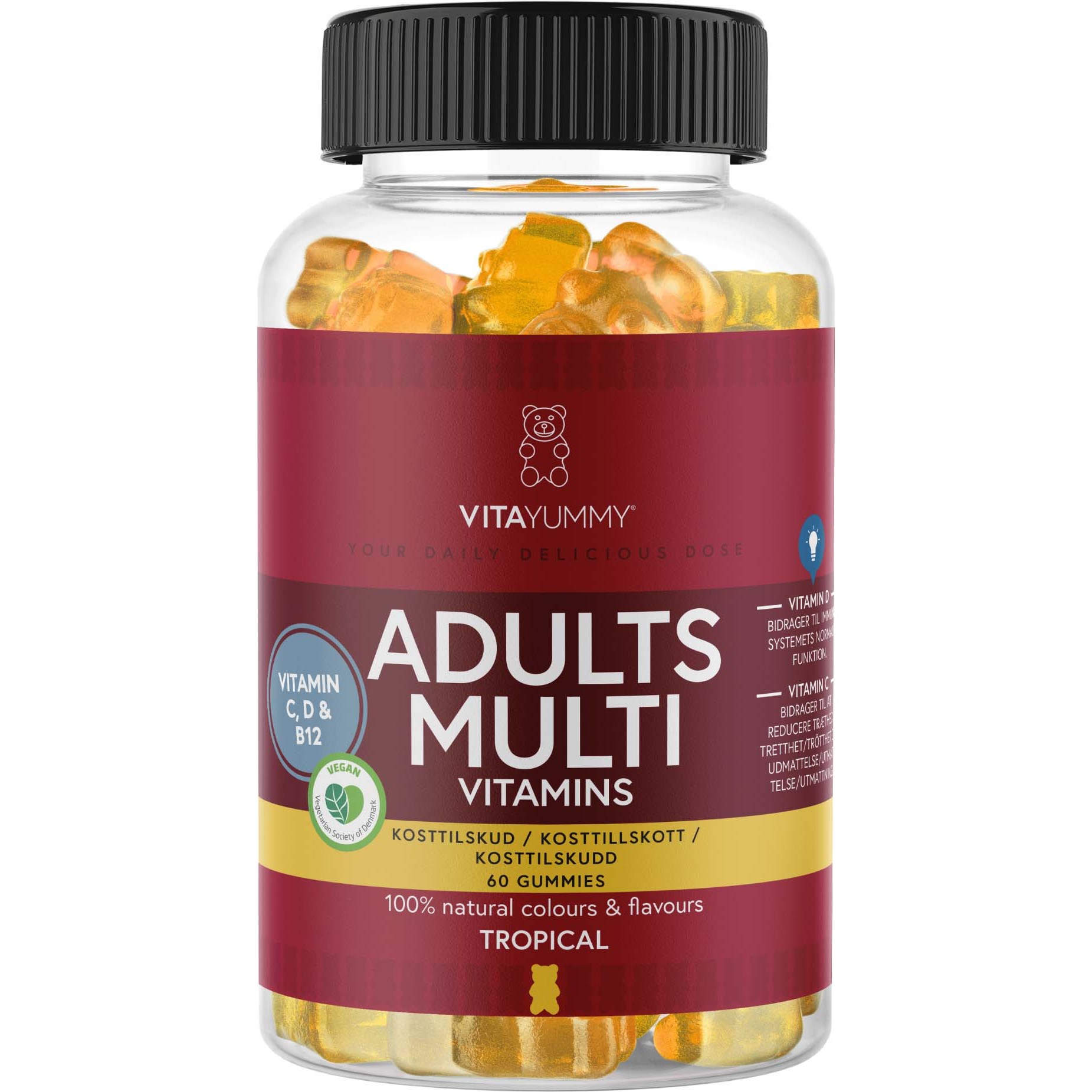 VitaYummy Adults Multivitamins Tropical 180 g