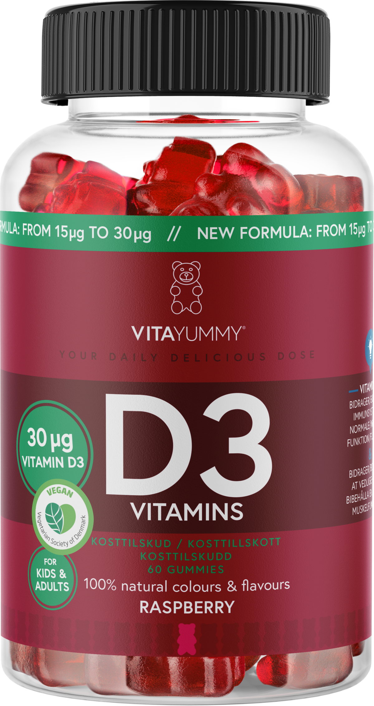 VitaYummy D3 Vitamins 60 st