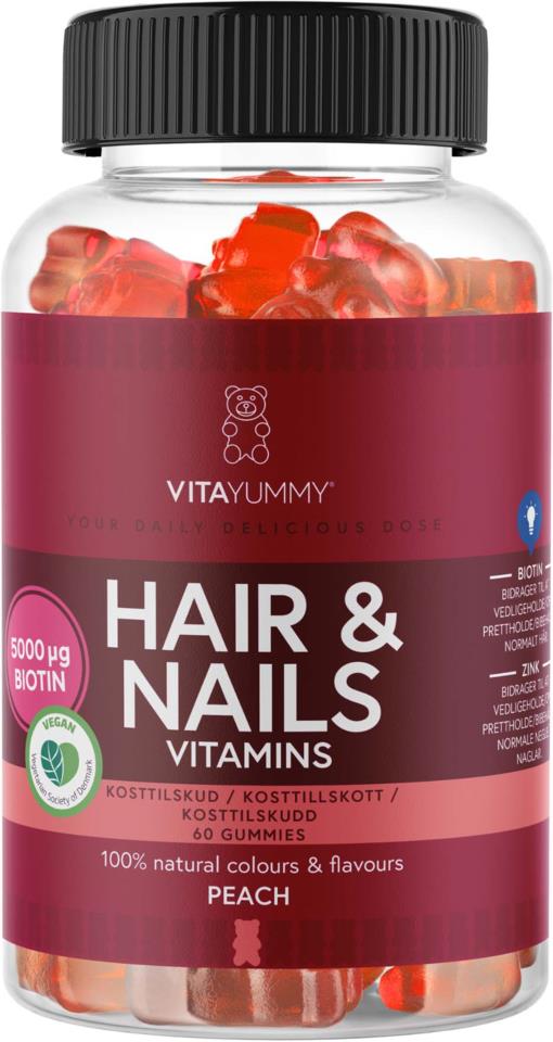 VitaYummy Hair & Nails Peach 180g