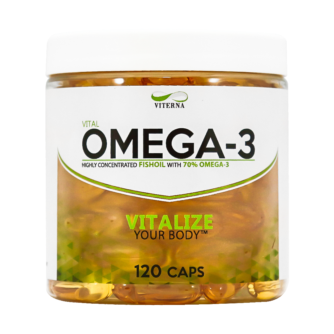 Viterna Omega 3 Högkoncentrerad (70%) 120 Caps