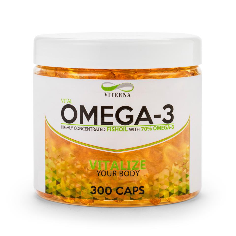 Viterna Omega 3 Högkoncentrerad (70%) 300 Caps