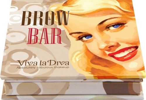 Viva La Diva Diva Brows Kit – Augenbrauen-Set Mit Schatten, Wachs, Schablonen & Pinzette