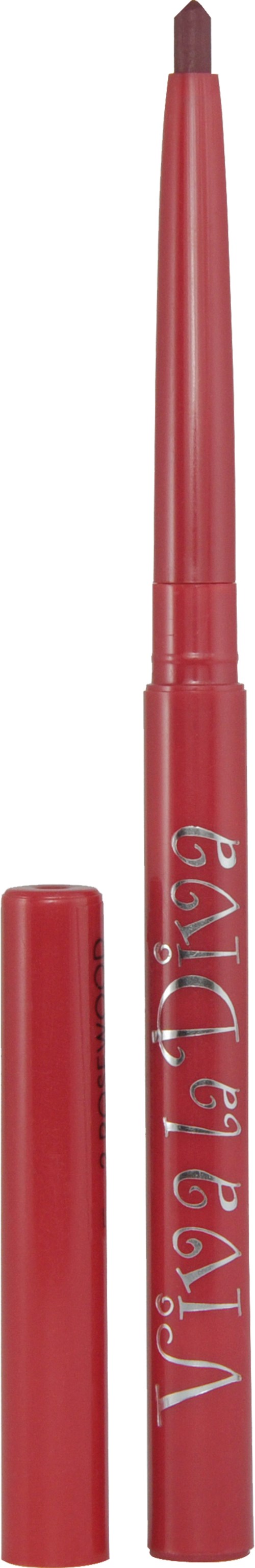 A red lipstick with a separate cap and the name 'Viva La Diva' printed on it.