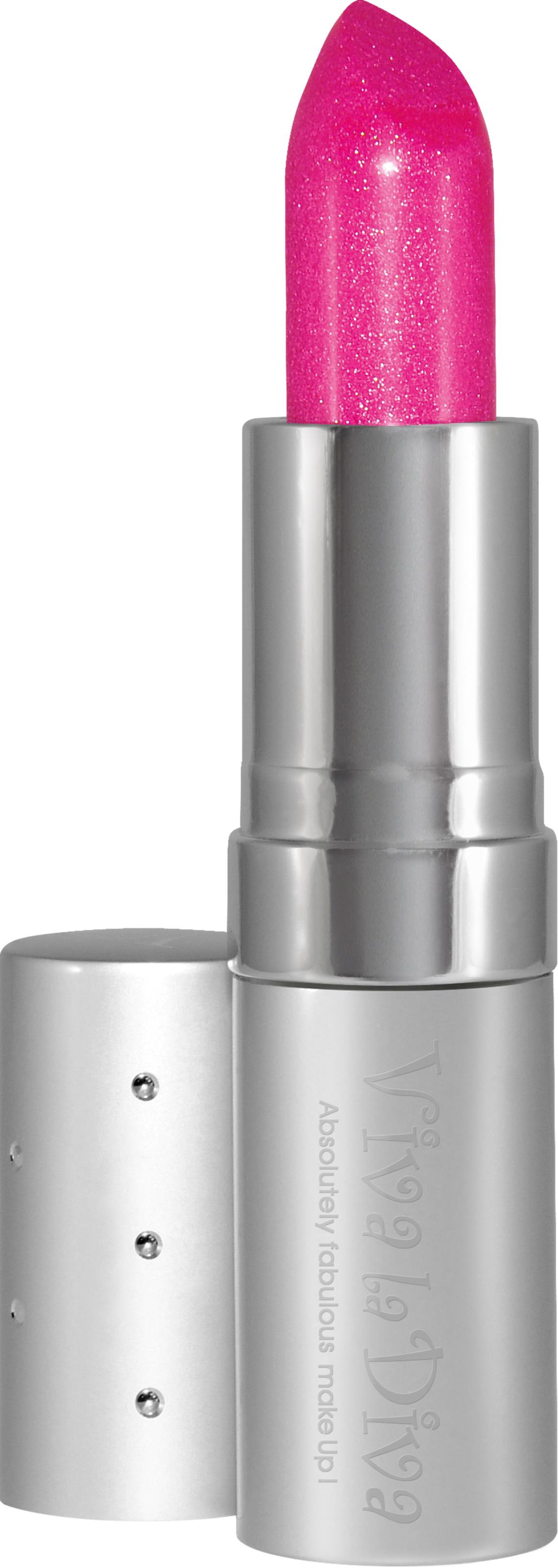 Viva la Diva Lipstick 75 Really Pink ShimmerGlitter Finish Hot Pink 57