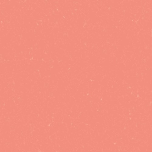 Bakgrunden är rosa med små vita prickar, liknar en strukturerad yta eller abstrakt design.