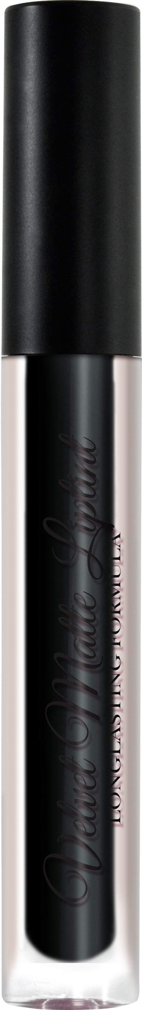 Long black makeup pen with silver handle and black cap, likely an eyeliner or lip liner.