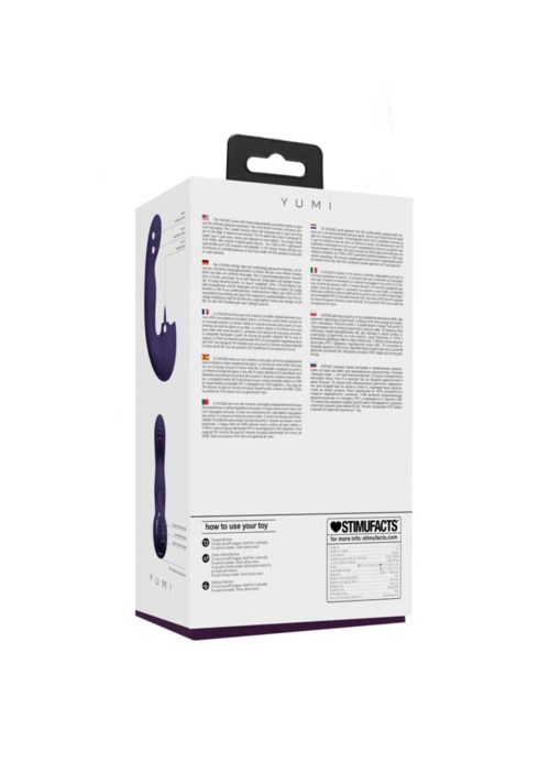 VIVE Yumi - Triple Motor G-Spot Finger Motion Vibrator and Flickering  Tongue Stimulator - Purple | lyko.com