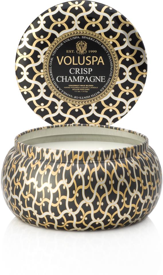 Voluspa 2-Wick Maison Metallo Candle Crisp Champagne