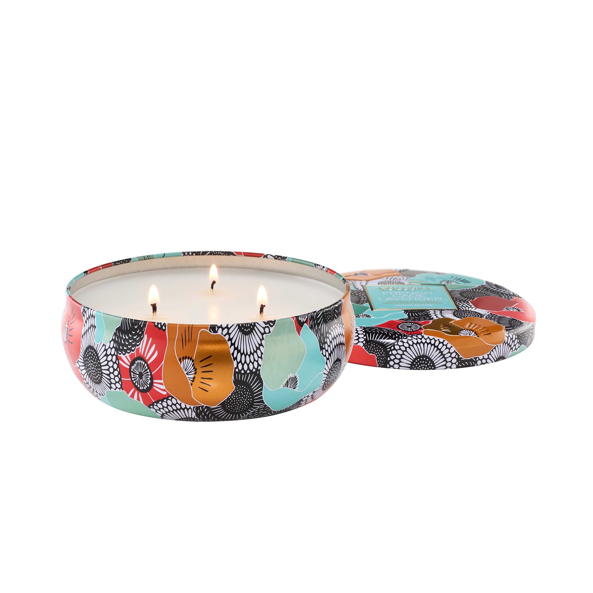 Voluspa Anniversary Collection 3-Wick Tin Candle French Cade & La