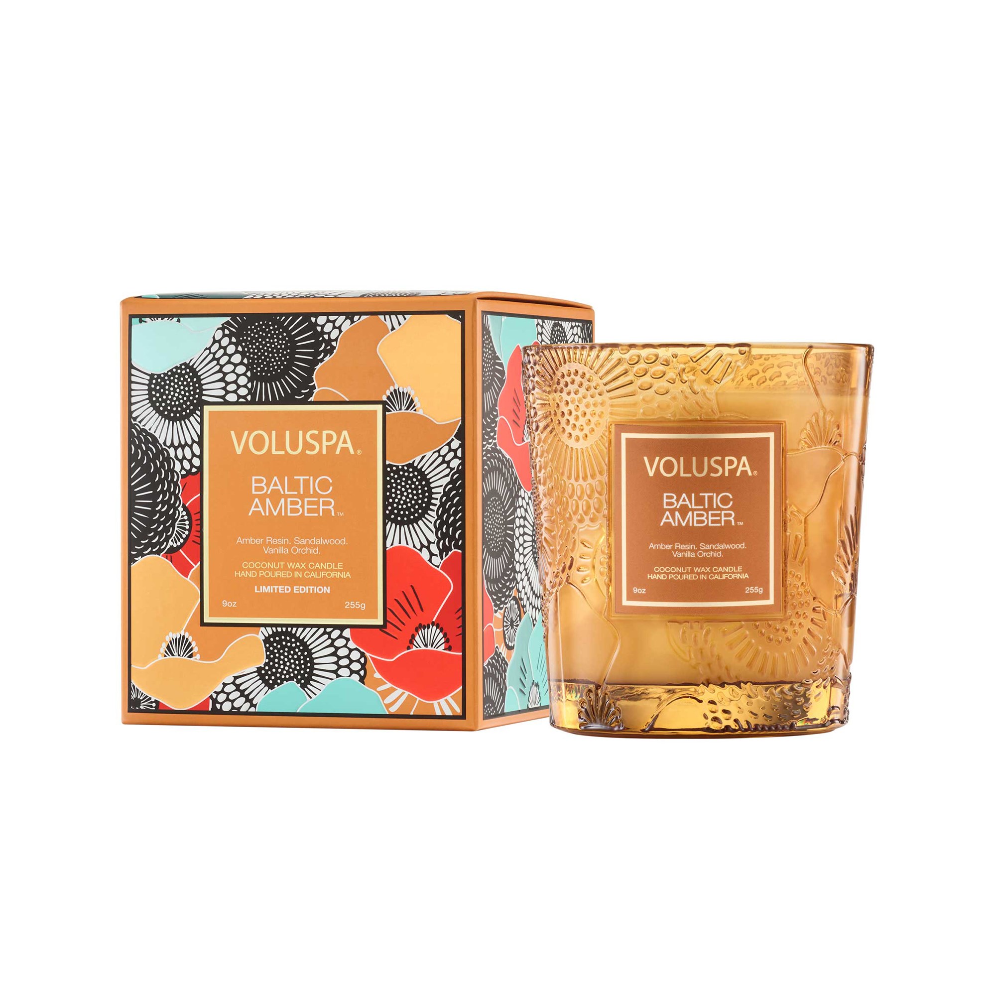 Läs mer om Voluspa Anniversary Collection Classic Boxed Candle Baltic Amber 255 g