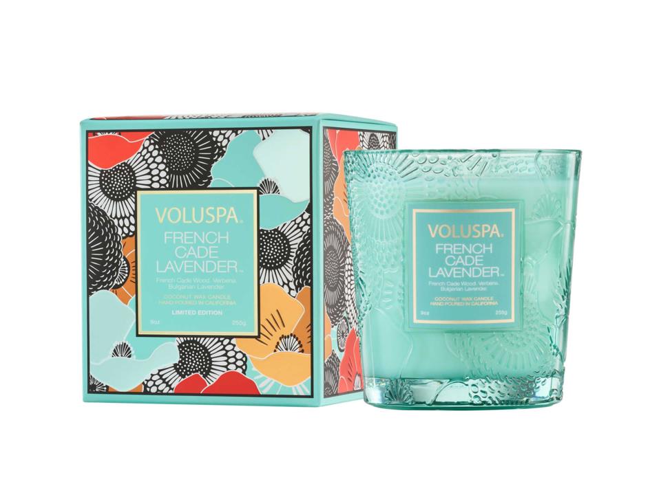Voluspa Anniversary Collection Classic Boxed Candle French Cade & Lavender 255 g