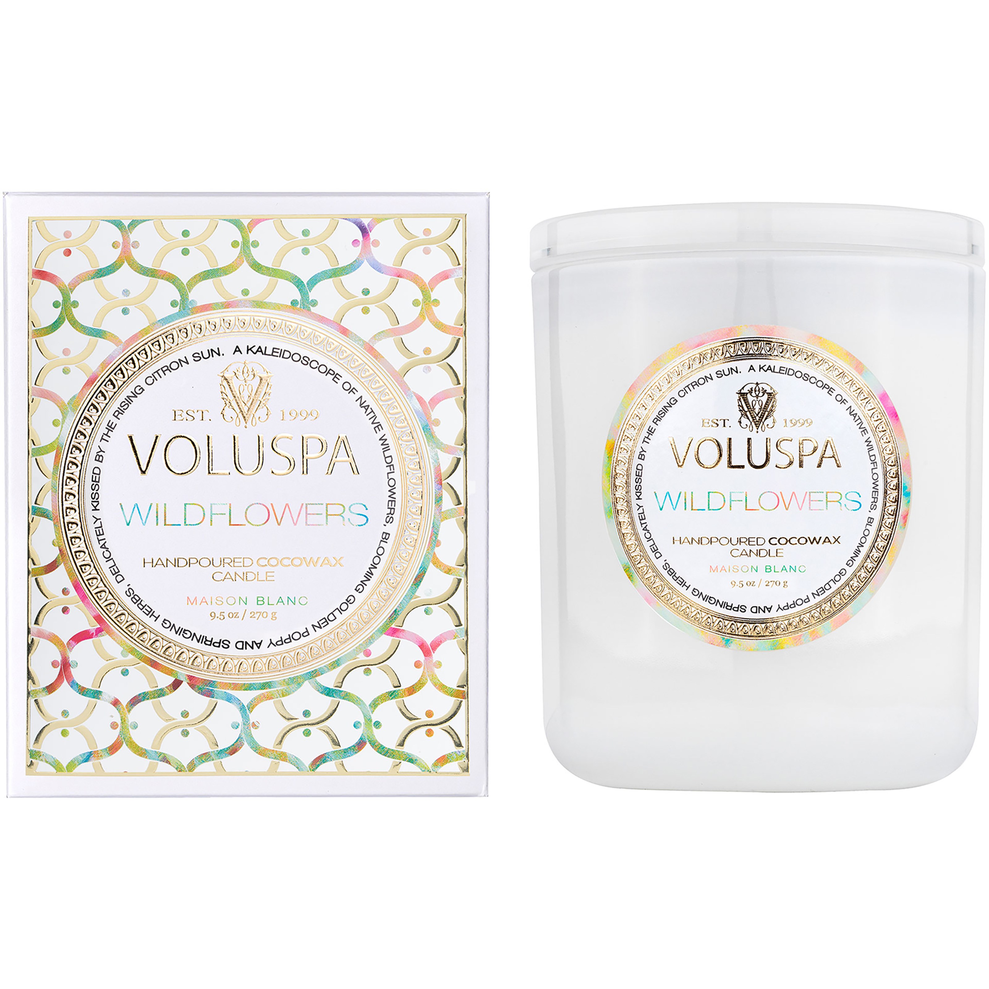 Läs mer om Voluspa Maison Blanc Boxed Candle Wildflowers
