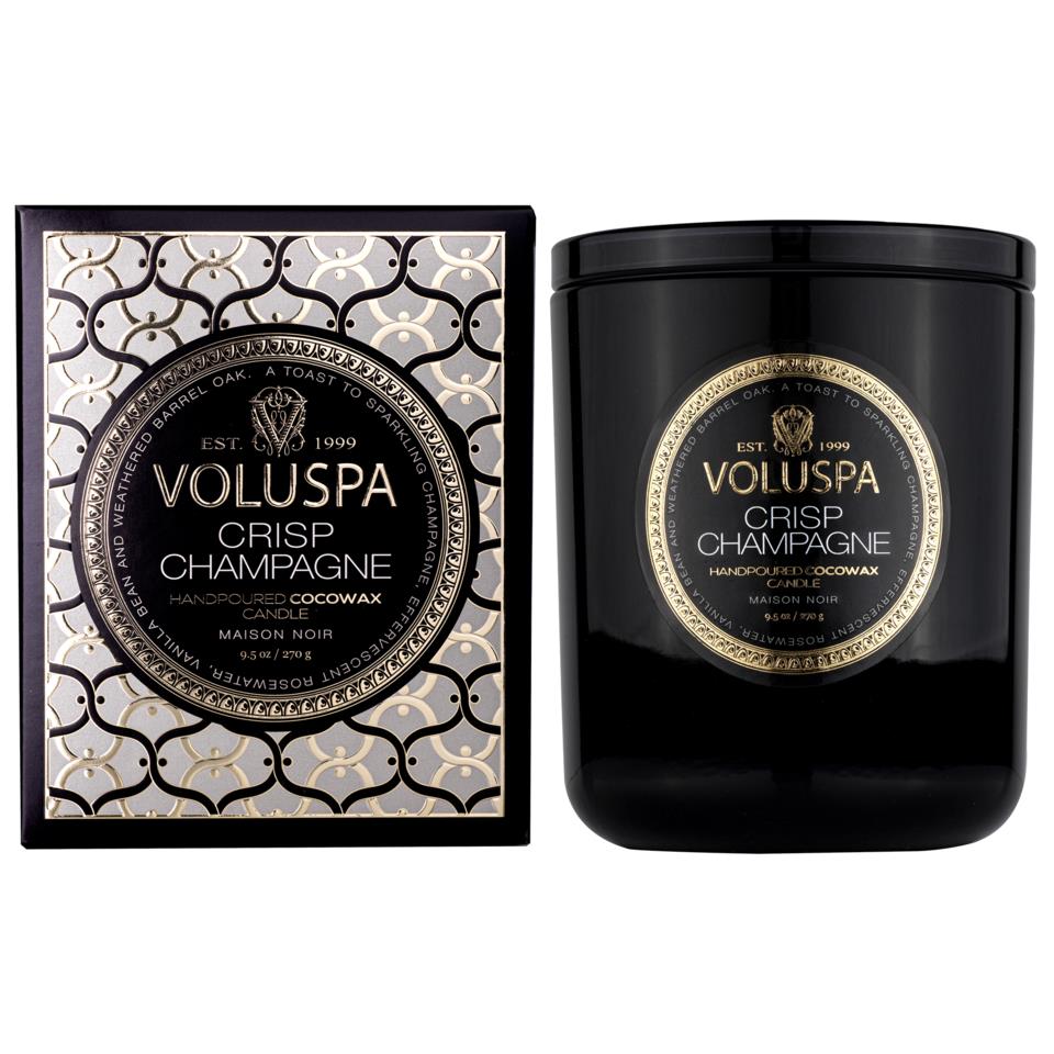 Voluspa Maison Noir Crisp Champagne Classic Boxed Candle 60h