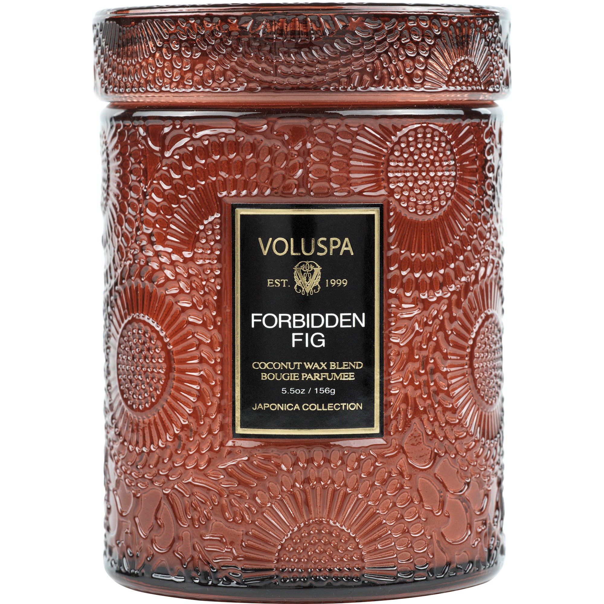 Voluspa Small Glass Jar Forbidden Fig 50h