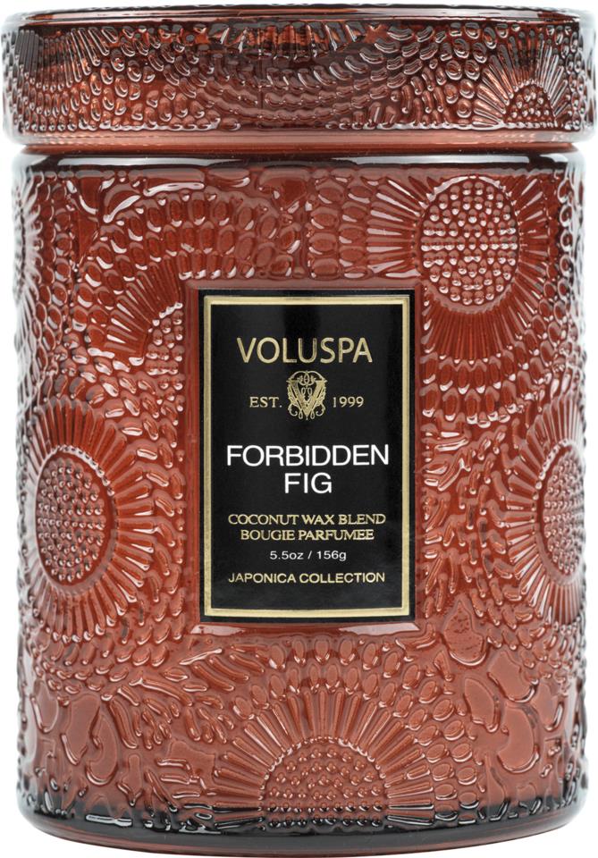 Voluspa Mini Glass Jar with Lid Forbidden Fig 156g