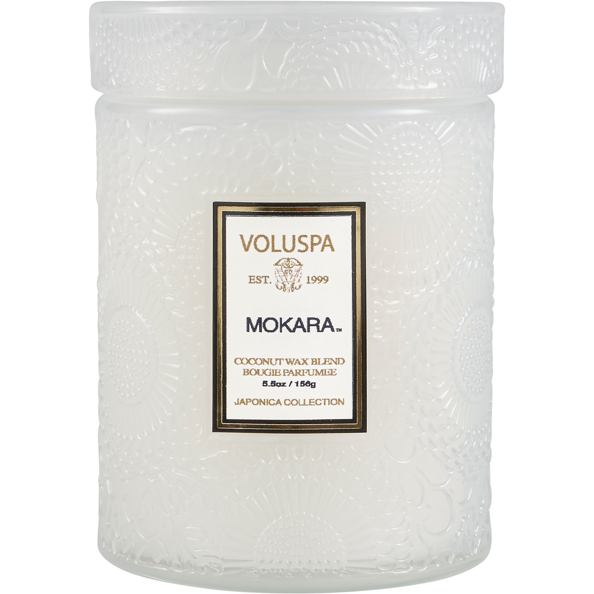 Voluspa Japonica Mini Glass Jar with Lid Mokara