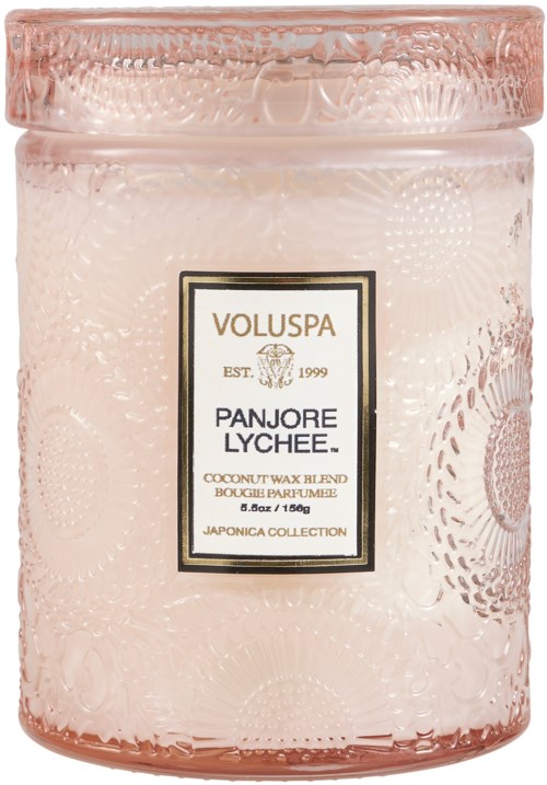 Voluspa Panjore Lychee Mini Glass Jar