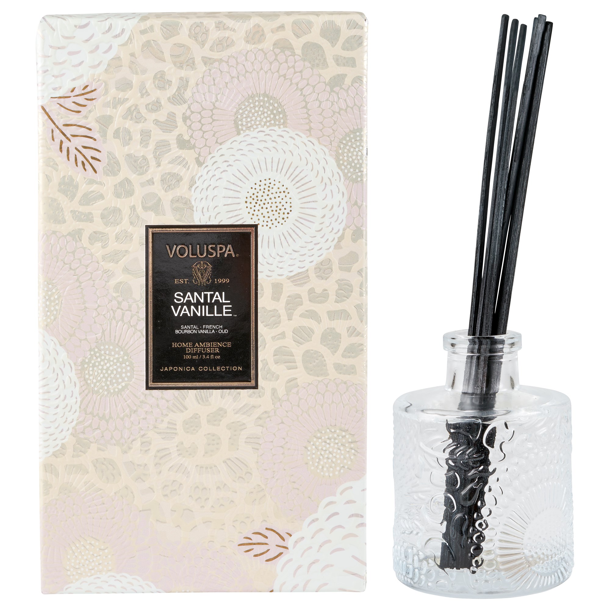 Voluspa Santal Vanille Japonica Reed Diffuser 100 ml billede