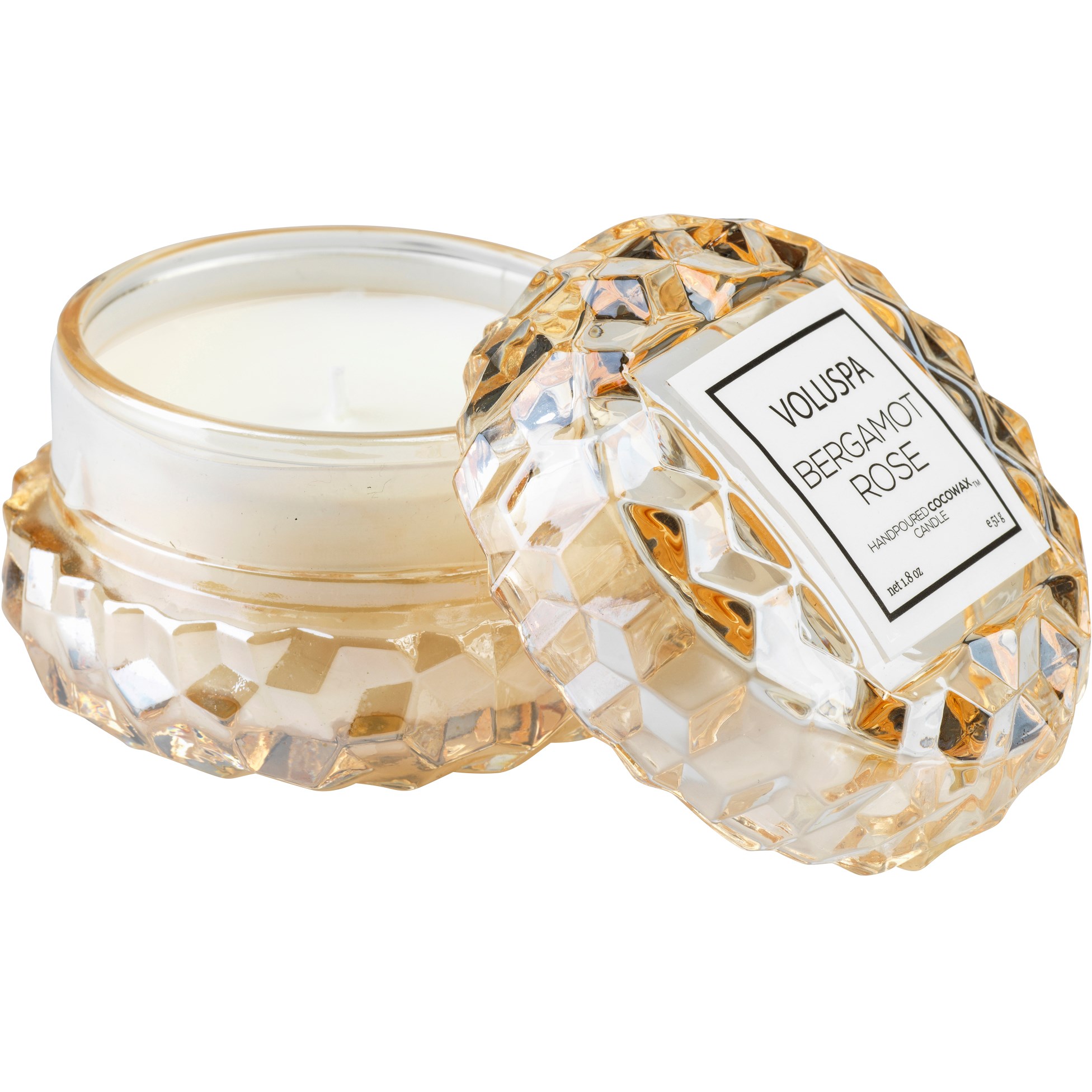 Voluspa Roses Bergamot Rose Roses Macaron Candle 51 g