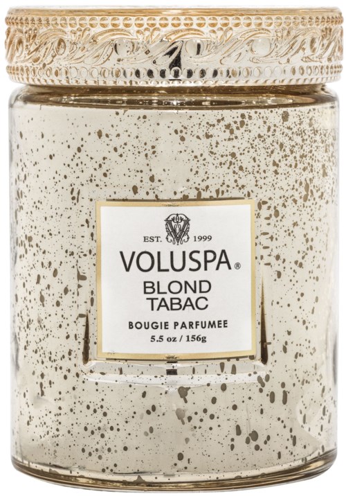 Voluspa Blonde Tabac Mini Glass Jar