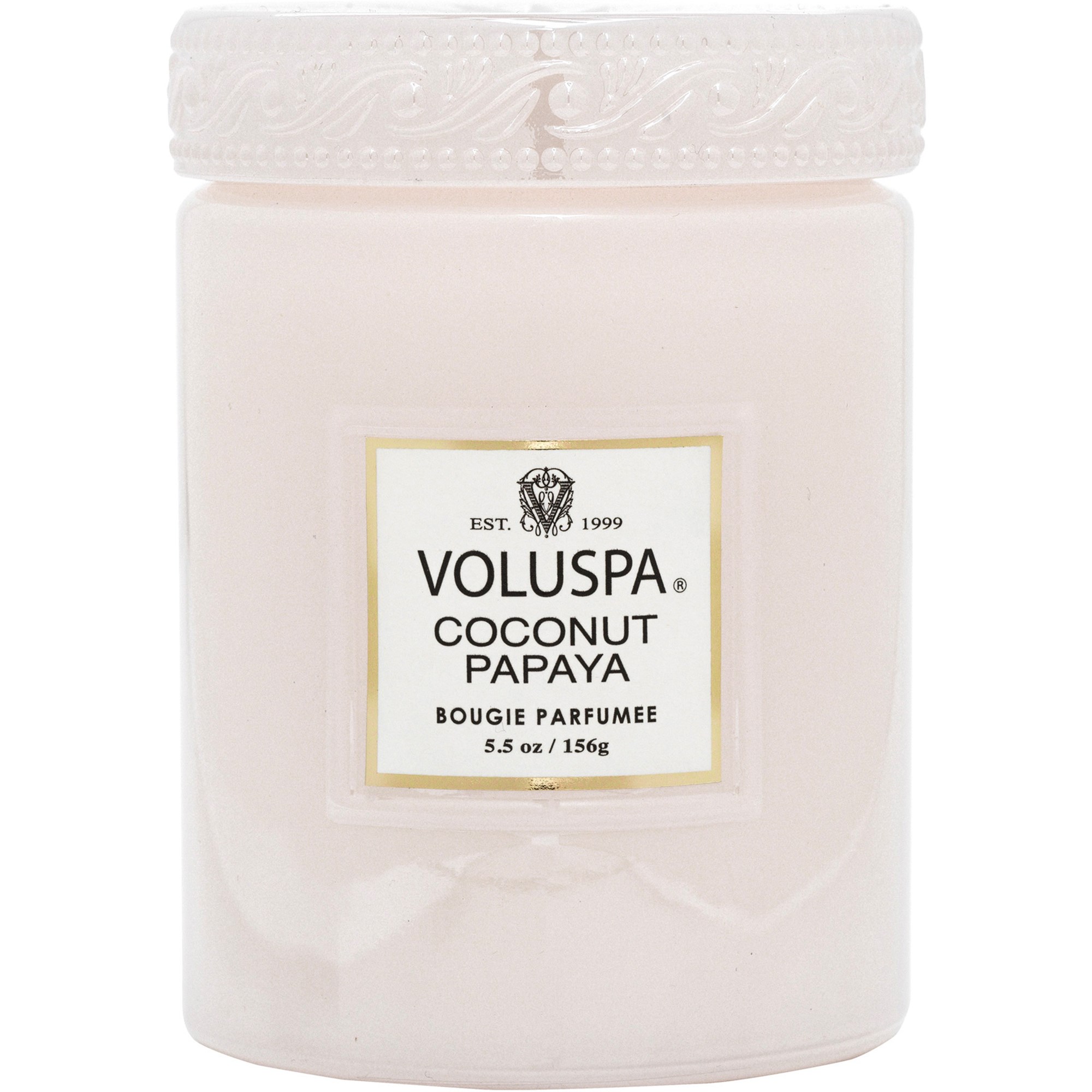 Läs mer om Voluspa Vermeil Small Jar With Lid Coconut Papaya