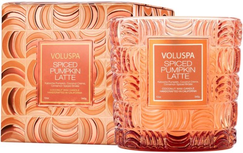 Voluspa Spiced Pumpkin Latte Holiday Collection Classic Boxed Candle 255 g