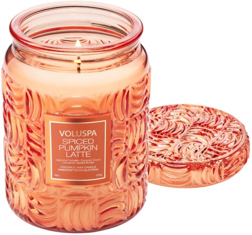Voluspa Spiced Pumpkin Latte Holiday Collection Large Jar Candle 510 g