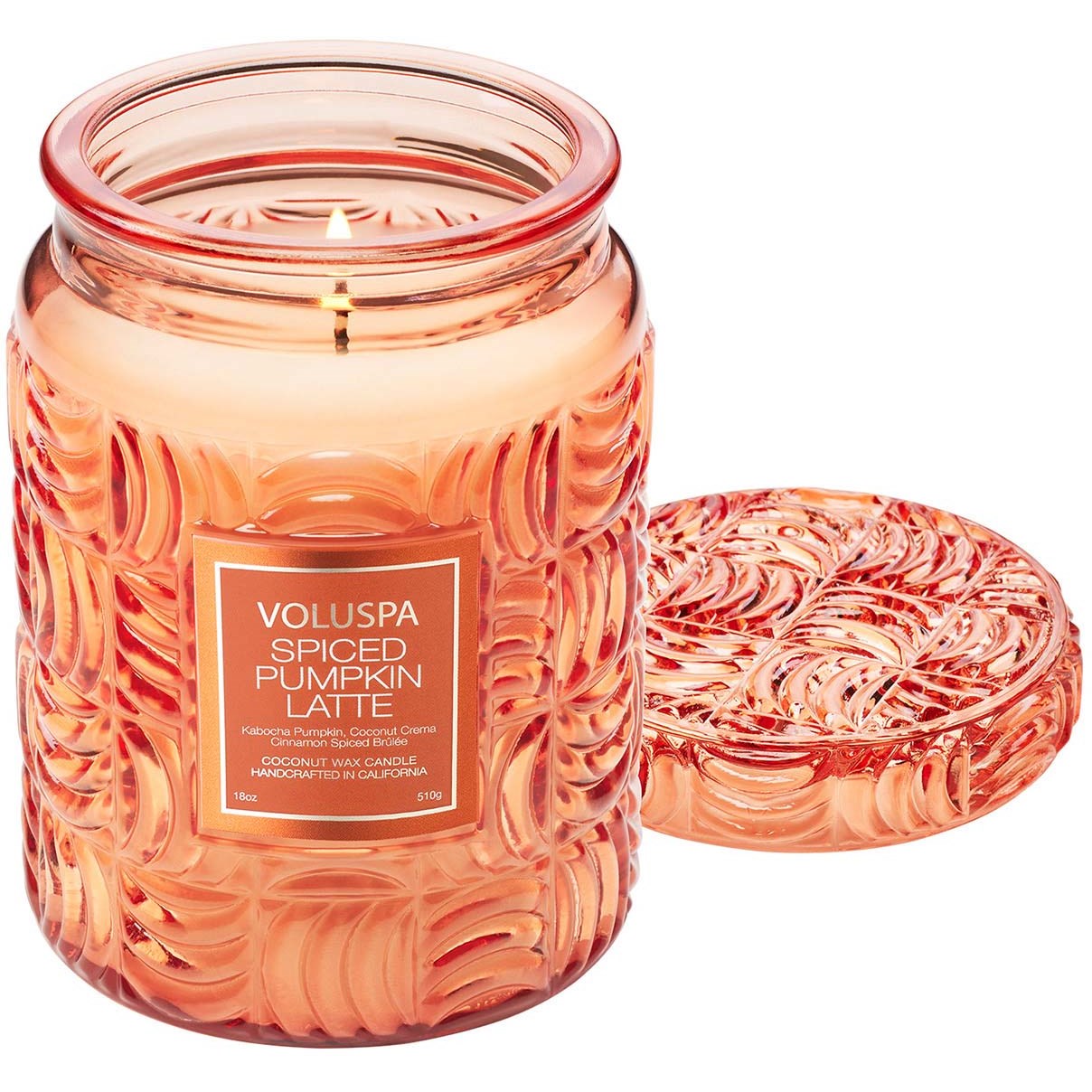 Voluspa Spiced Pumpkin Latte Holiday Collection Large Jar Candle