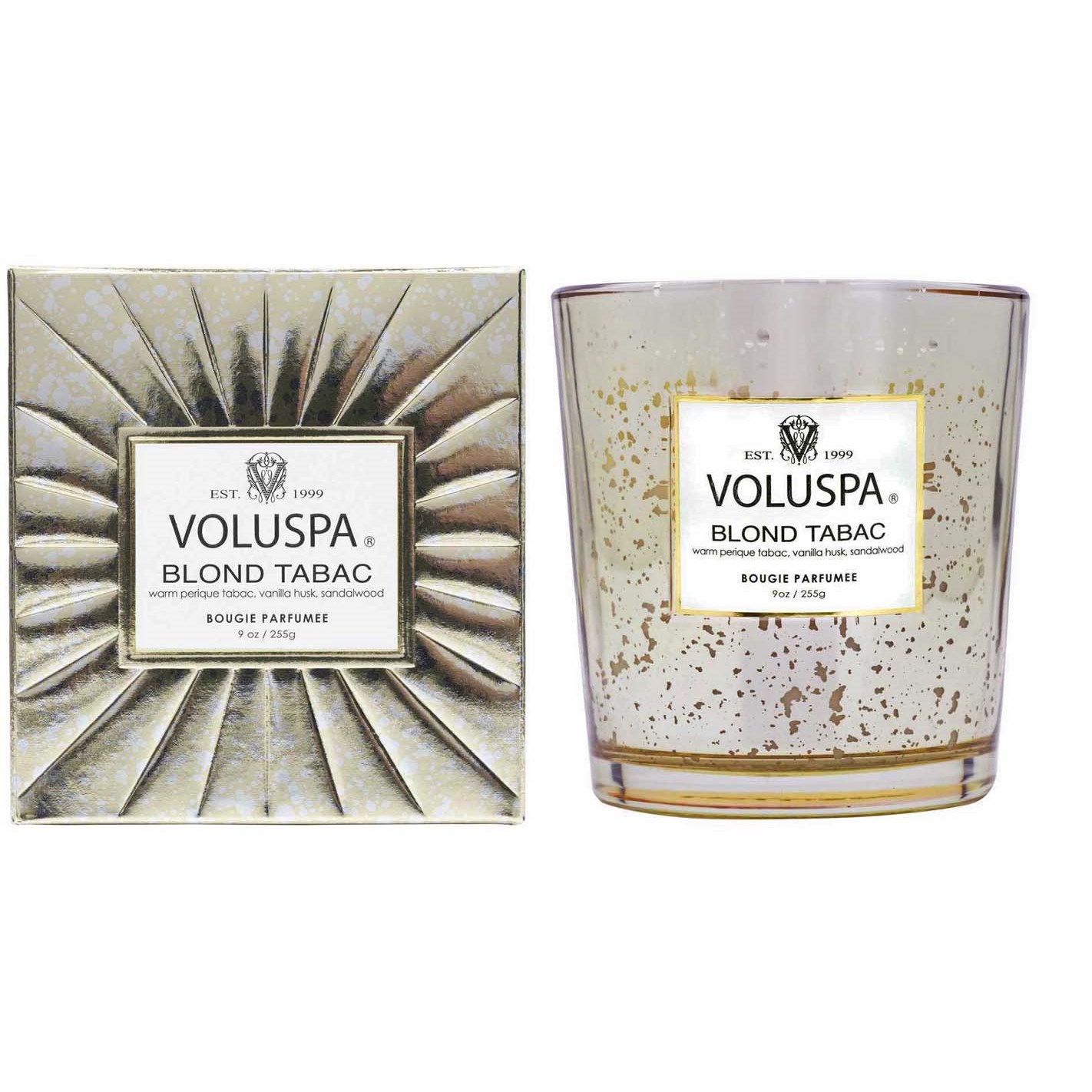 Läs mer om Voluspa Blond Tabac Vermeil Boxed Candle 255 g