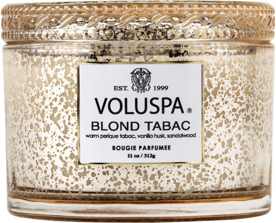 Voluspa Vermeil Boxed Corta Maison Glass Candle Blonde Tabac